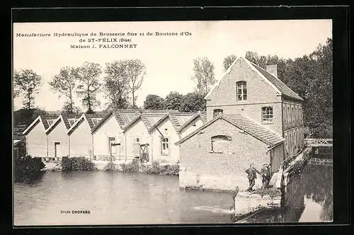 AK St-Félix, Maison J. Falconnet, Manufacture Hydraulique de Brosserie fine et de Boutons d`Os