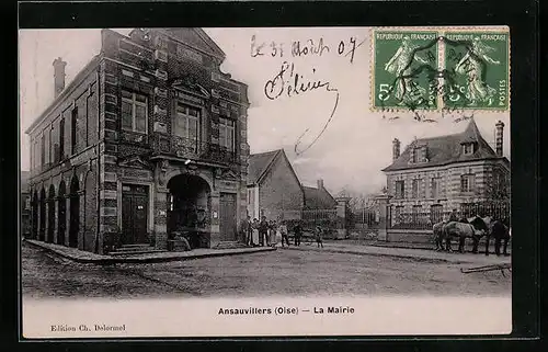 AK Ansauvillers, La Mairie