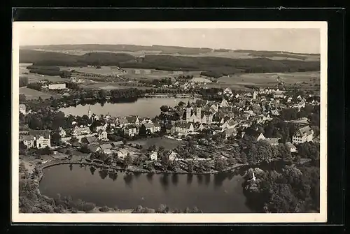 AK Waldsee, Totalansicht, Luftbild