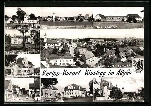 AK Kisslegg im Allgäu, Haus Loretto, Dr. Reich Haus, Rathaus Pl.