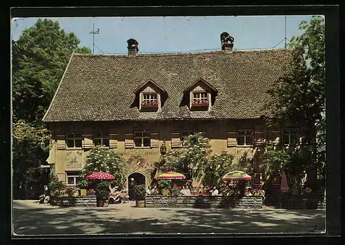 AK Grossholzleute /Allgäu, Gasthof-Pension Adler