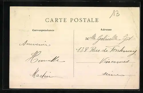 AK Sérifontaine, Route de Paris-Dieppe