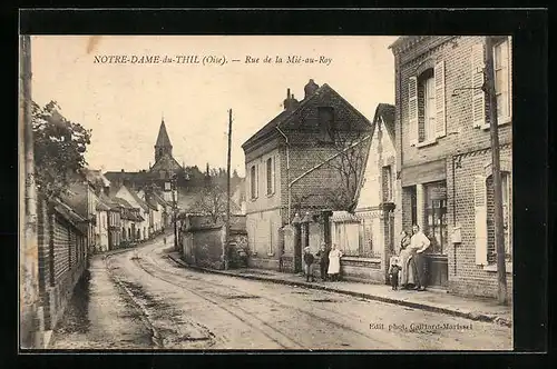 AK Notre-Dame-du-Thil, Rue de la Mié-au-Roy, Strassenpartie