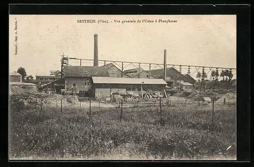 AK Breteuil, Vue générale de l`Usine à Phosphates