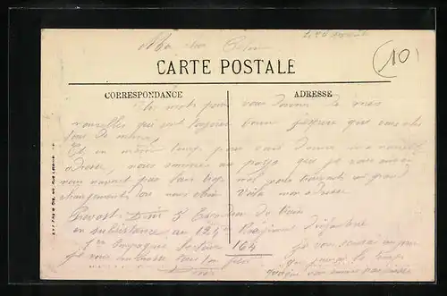 AK Ressons-sur-Matz, Grande-Rue, Strassenpartie