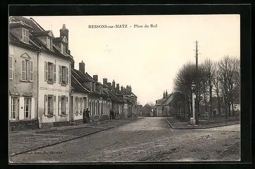 AK Ressons-sur-Matz, Place du Bail