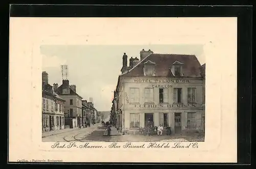 AK Pont-Ste-Maxence, Rue Perronet, Hôtel du Lion-d`Or