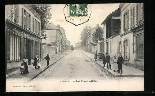 AK Liancourt, Rue Etienne-Dolet, Strassenpartie