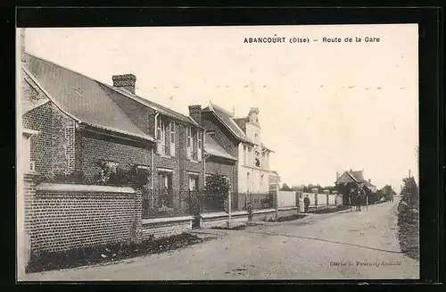 AK Abancourt, Route de la Gare