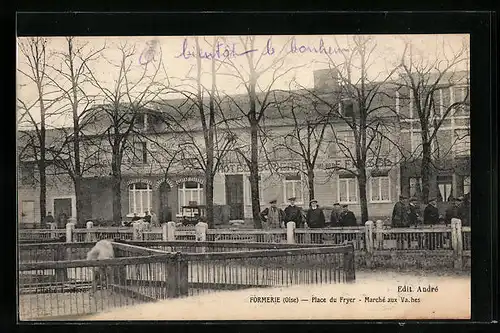 AK Formerie, Place du Fryer, Marché aux Vaches