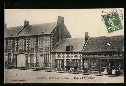 AK Grandfresnoy, La Place et la Maison Pelletier