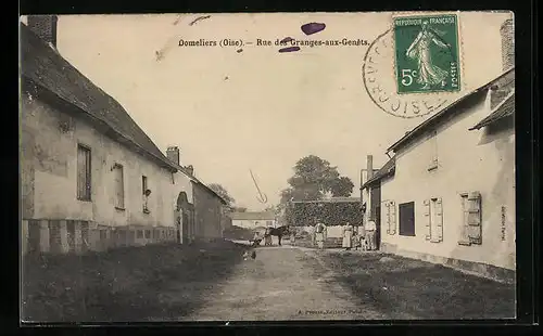 AK Domeliers, Rue des Granges-aux-Genêts