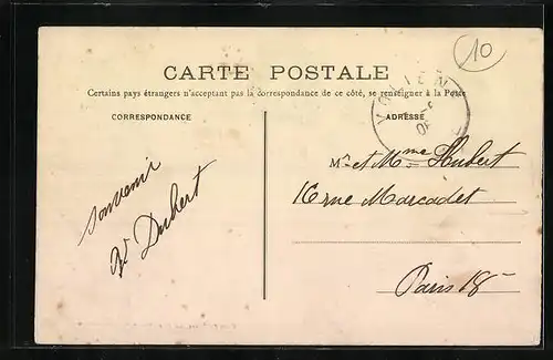 AK Briot, Rue principale, Strassenpartie