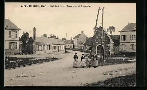 AK Feuquières, Sainte-Anne, Carrefour et Chapelle