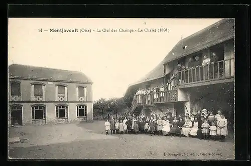 AK Montjavoult, La Clef des Champs, Le chalet 1891