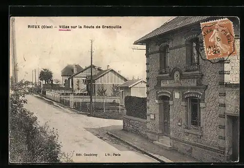 AK Rieux, Villas sur la Route de Brenouille