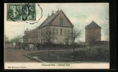 AK Précy-sur-Oise, Avenue Youf