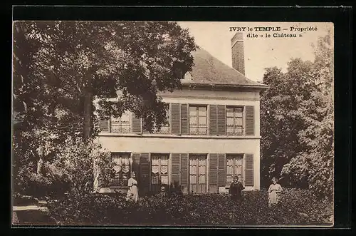 AK Ivry-le-Temple, Propriété dite le Château