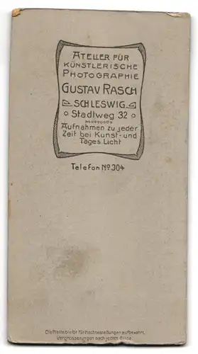 Fotografie Gustav Rasch, Schleswig, Stadtweg 32, 2 Geschwister, Schwester im weissen Kleid, Bruder im Matrosenanzug