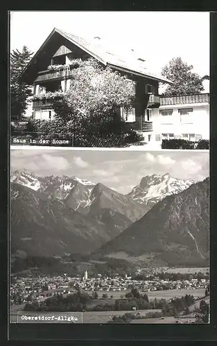 AK Oberstdorf, Hotel Haus in der Sonne