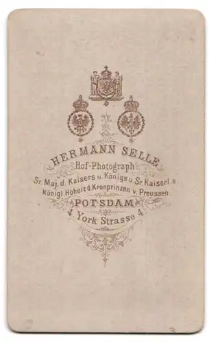 Fotografie Hermann Selle, Potsdam, York-Str. 4, Älterer Herr in eleganter Kleidung mit Bart