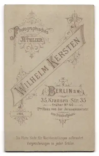 Fotografie Wilhelm Kersten, Berlin-SW, Krausen-Str. 35, Kinderpaar in hübscher Kleidung