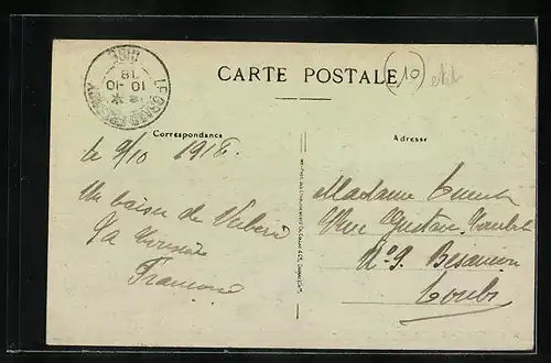 AK Verberie, Avenue de Compiegne