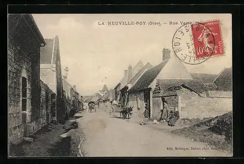 AK La Neuville-Roy, Rue Verte