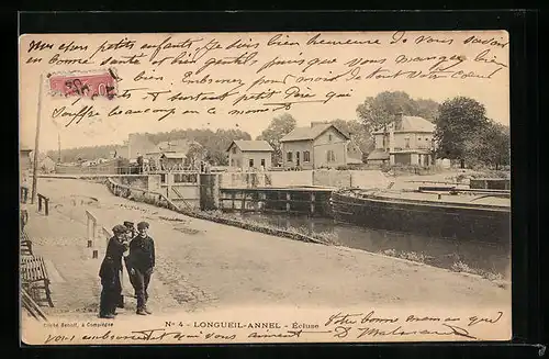 AK Longueil-Annel, Écluse