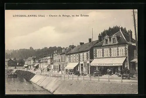AK Longueil-Annel, Chemnin de Halage, vu des Écluses