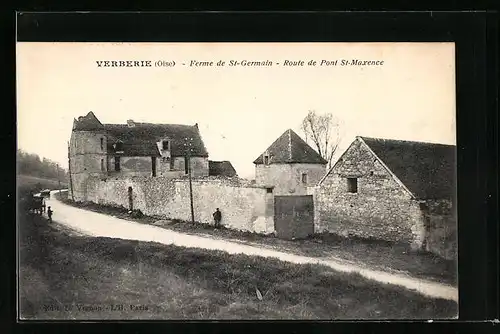 AK Verberie, Ferme de St-Germain, Route de Pont St-Maxence