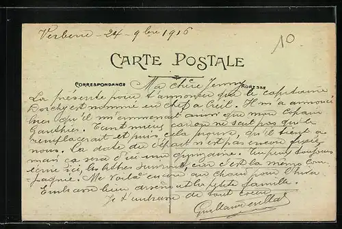 AK Verberie, Avenue de Compiegne