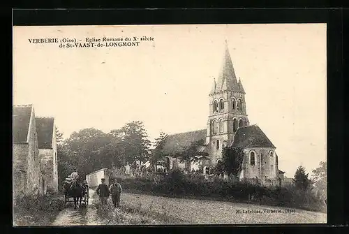 AK St-Vaast-de-Longmont, Eglise Romane du X-siecle