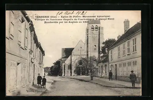 AK Verberie, Eglise St-Pierre, Monument historique