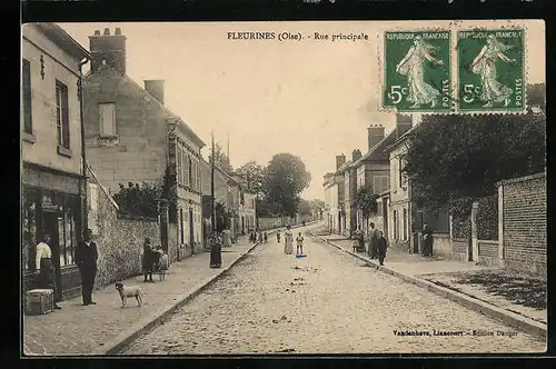 AK Fleurines, Rue principale