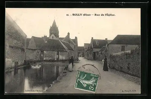 AK Rully, Rue de l`Eglise