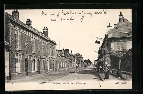 AK Noyon, La Rue d`Arroire