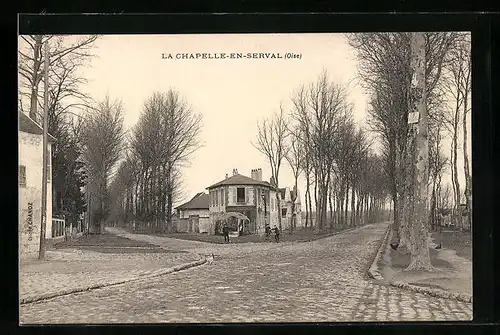 AK La Chapelle-en-Serval, Panorama