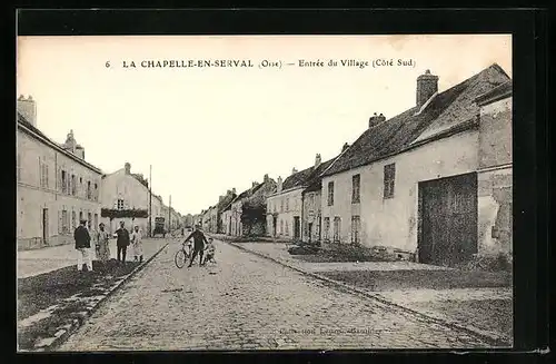 AK La Chapelle-en-Serval, Entree du Village