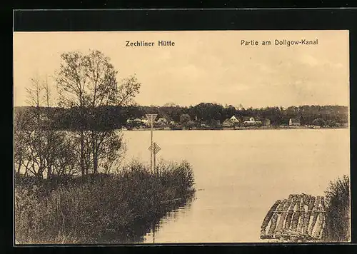 AK Zechliner Hütte, Partie am Dollgow-Kanal