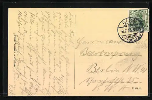 AK Gera, Schloss Tinz mit Burggraben