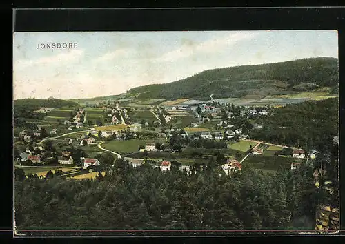 AK Jonsdorf, Panorama mit Umgebung