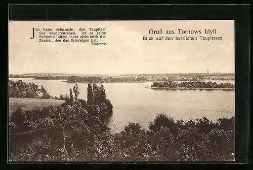 AK Teupitz, Blick auf den See