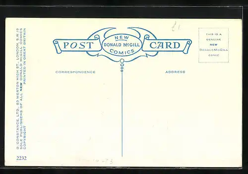 Künstler-AK Donald McGill: I like this pub, Trunkenbolde im Gasthaus