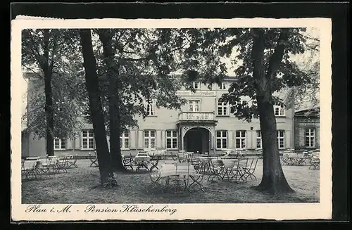 AK Plau i. M., Hotel Pension Klüschenberg