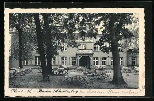 AK Plau i. M., Hotel Pension Klüschenberg
