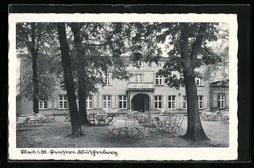 AK Plau i. M., Hotel Pension Klüschenberg