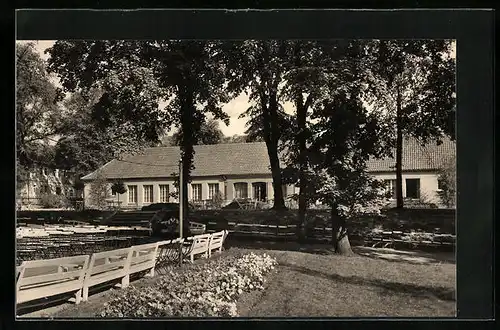 AK Frankenhausen /Kyffh., Teilansicht vom Kurhaus