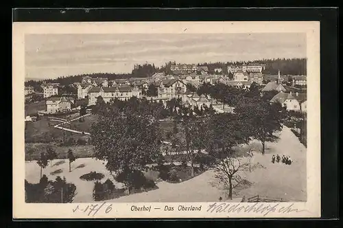 AK Oberhof, Das Oberland, Gesamtansicht