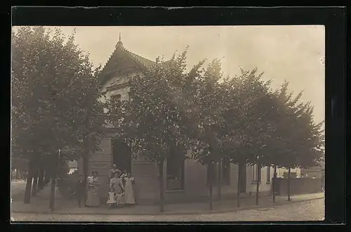 Foto-AK Delmenhorst, Schlachterei & Fleischerei Ernst Steuber